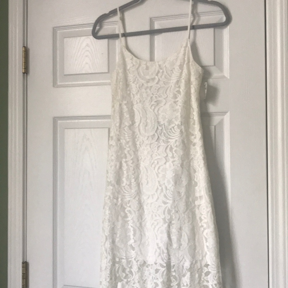 Juniors XS - White lace maxi